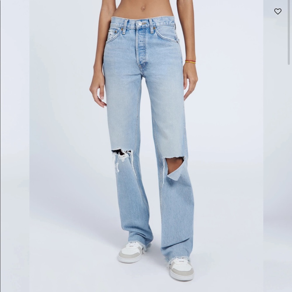 RE/DONE 90s high rise loose jeans in size 29